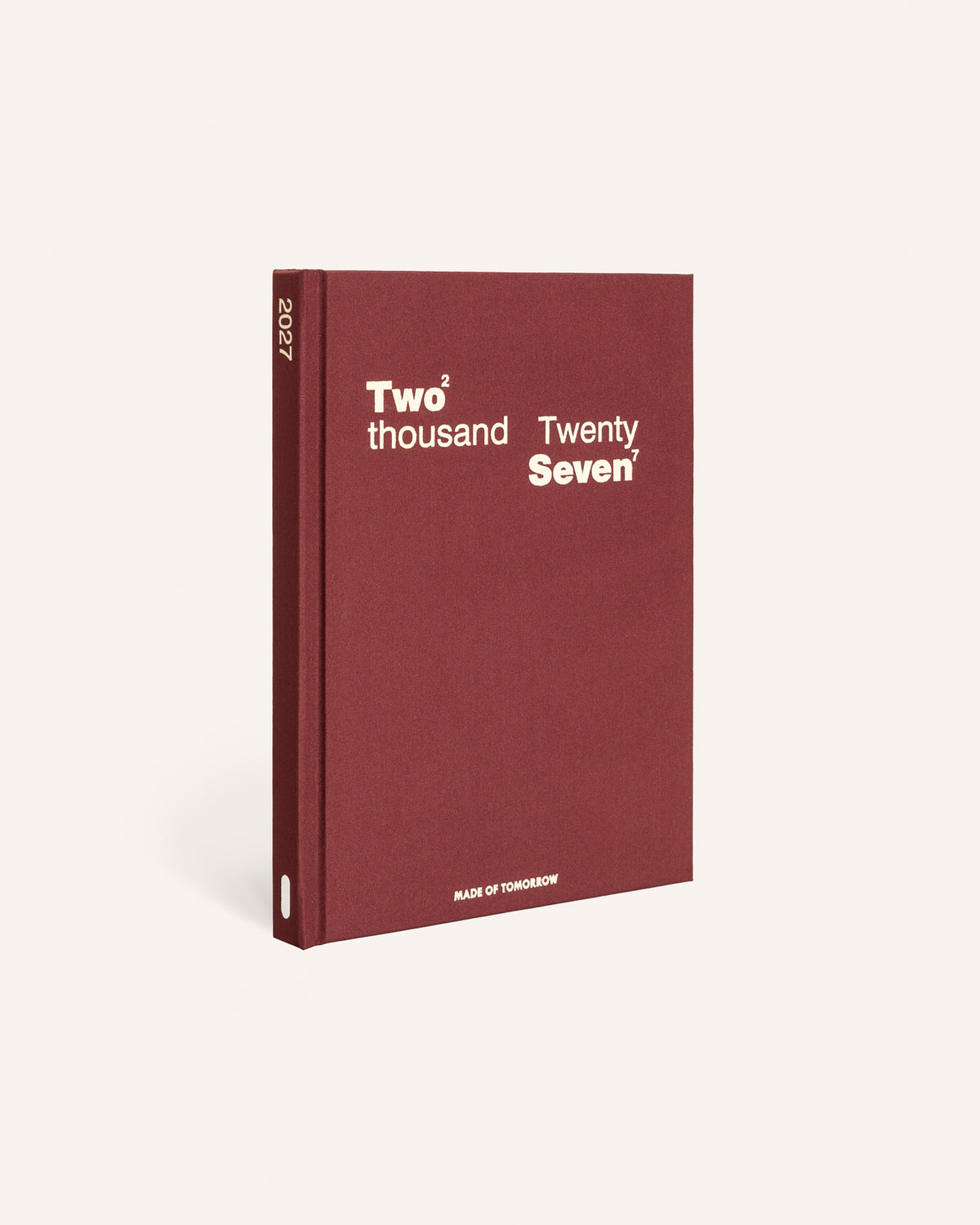 2027 A5 Weekly Diary - Classic — Cherry