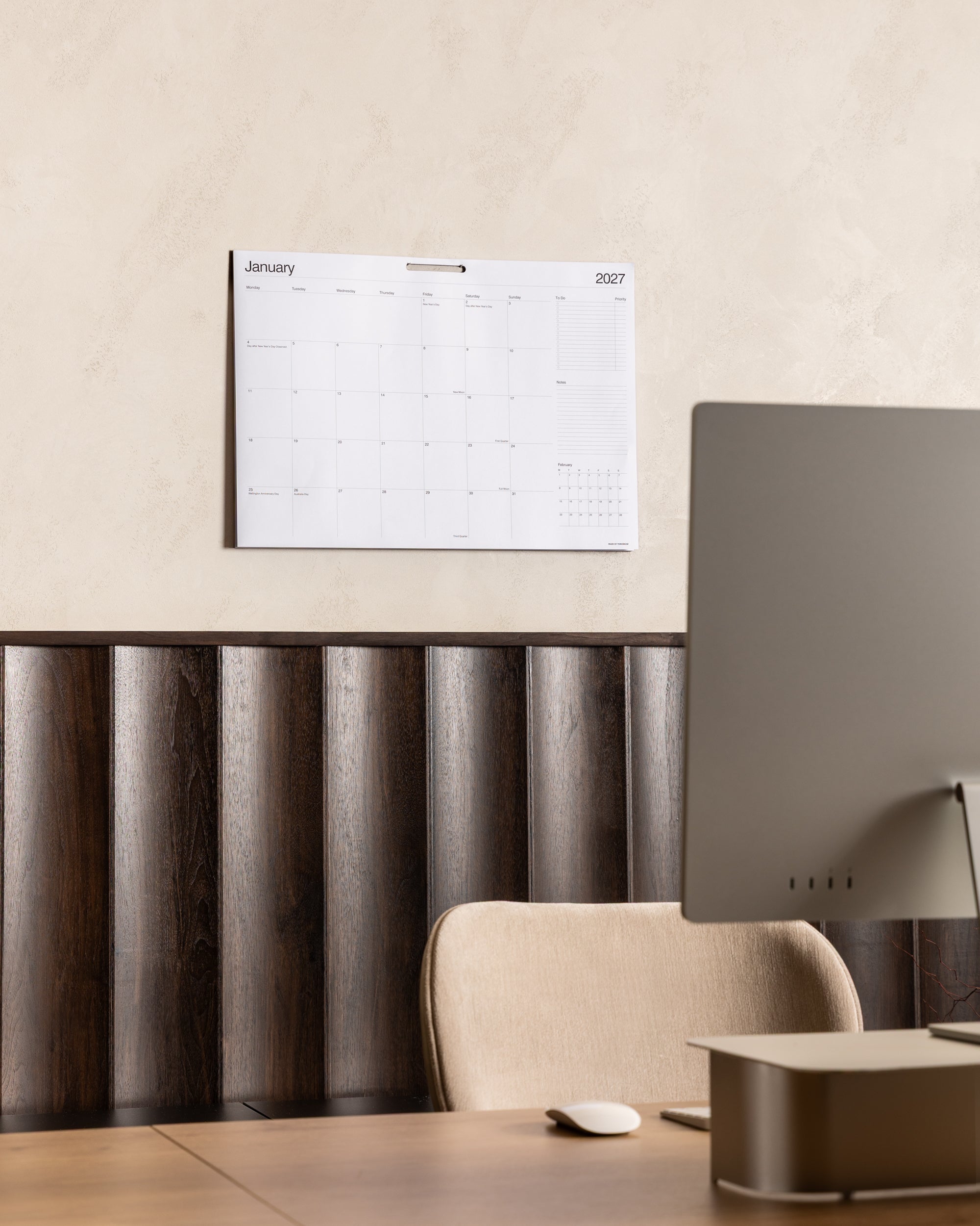 2027 Monthly Planner