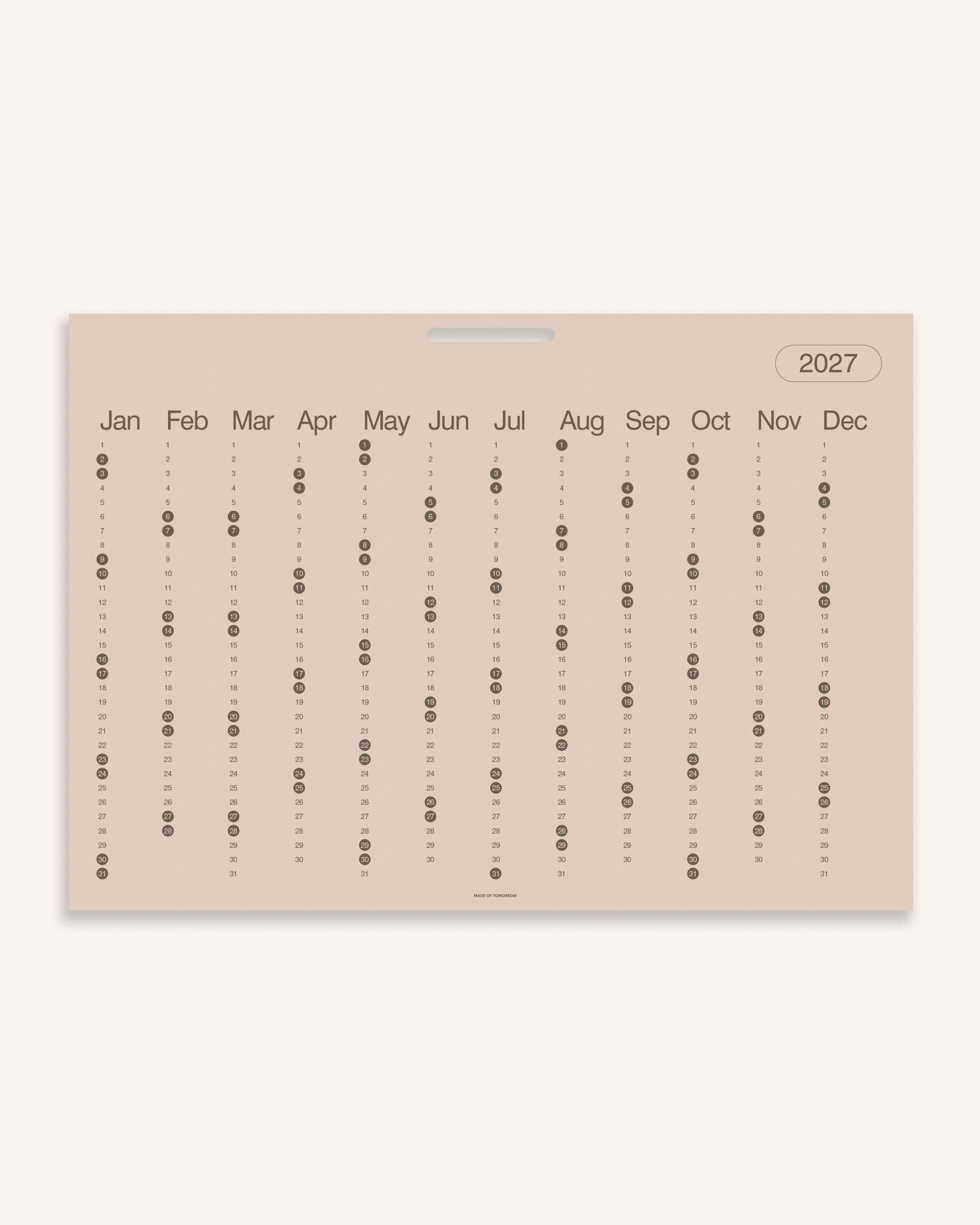 2027 Yearly Planner