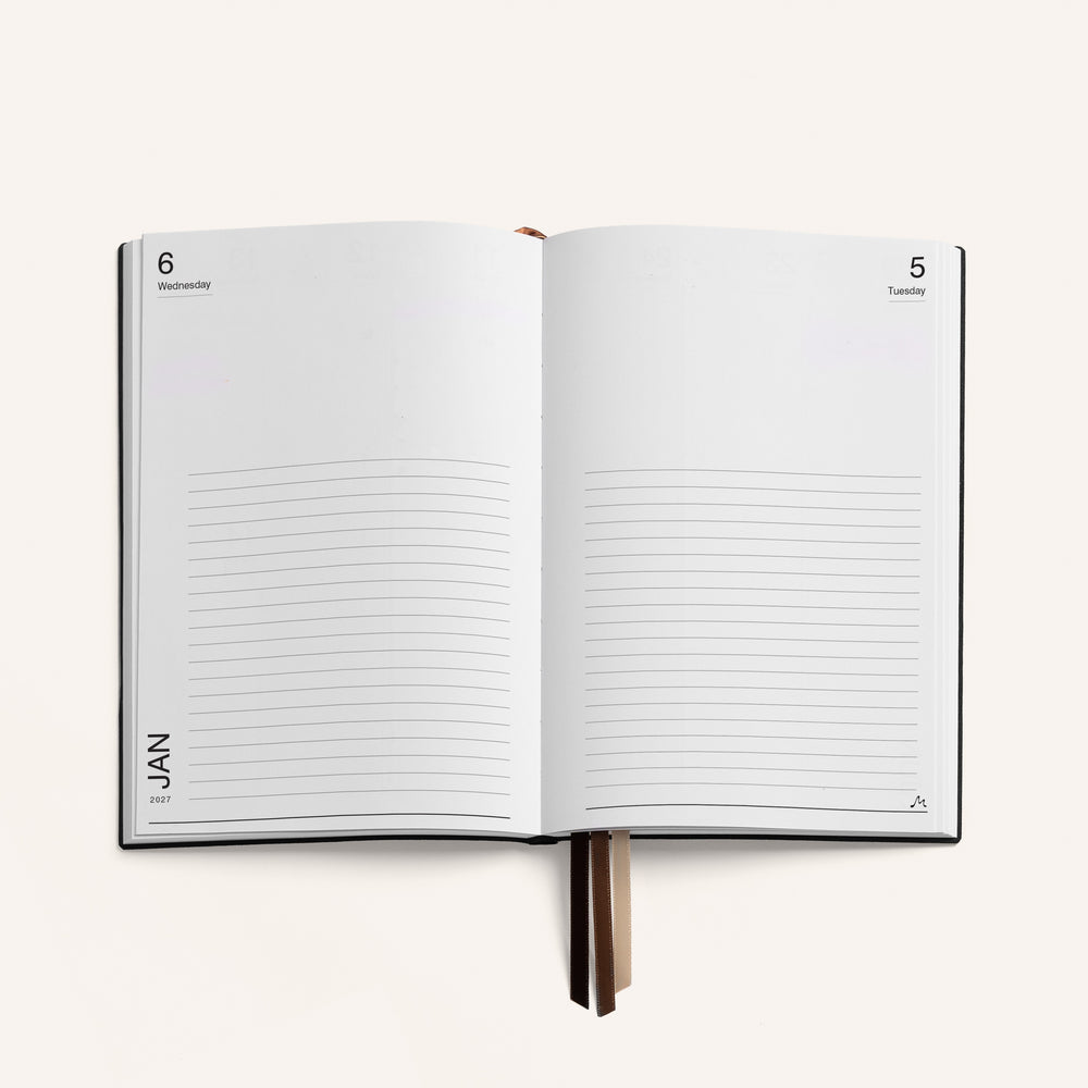A5 daily · Faux leather — Daily / weekly