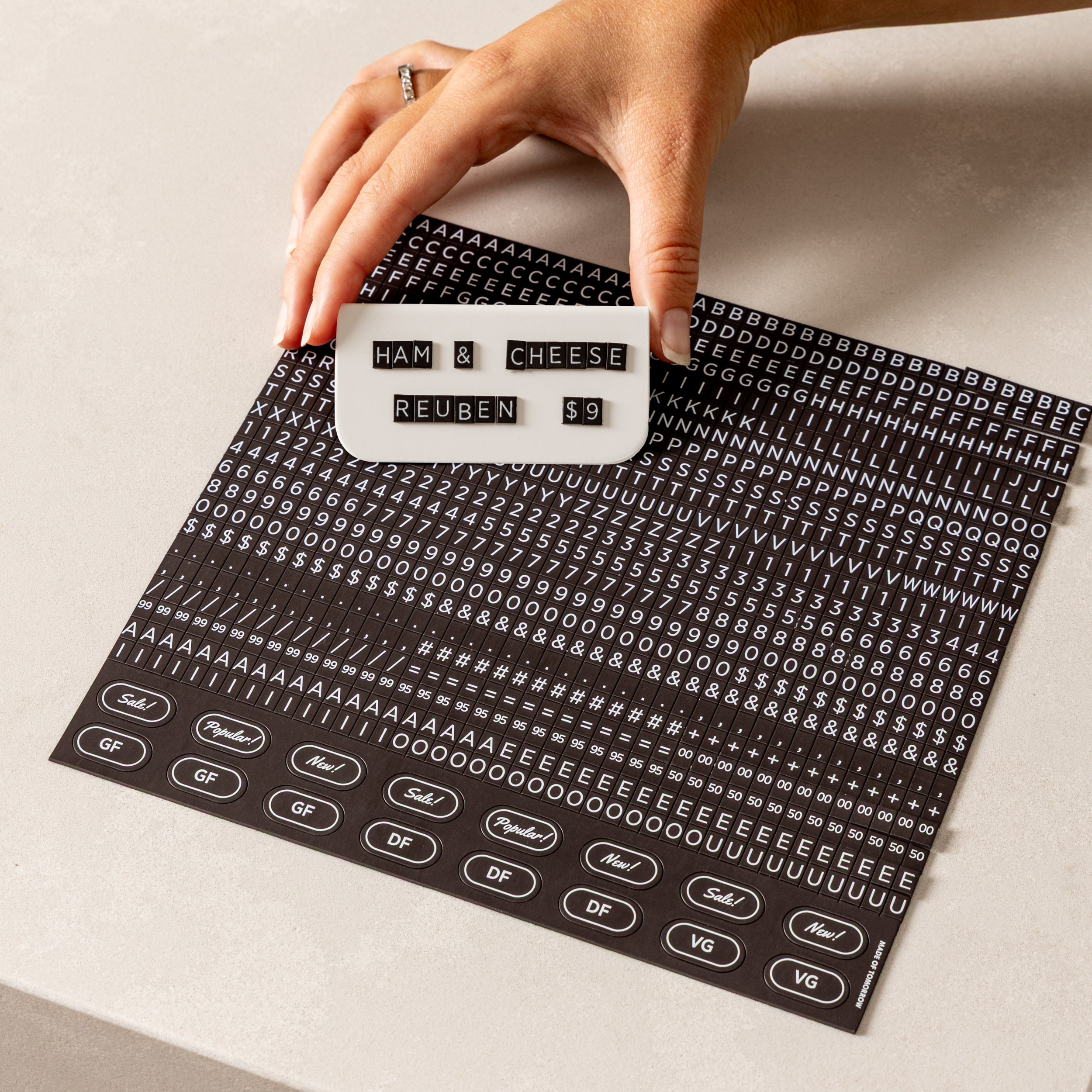 FOLD Display Labels (Set of 10)