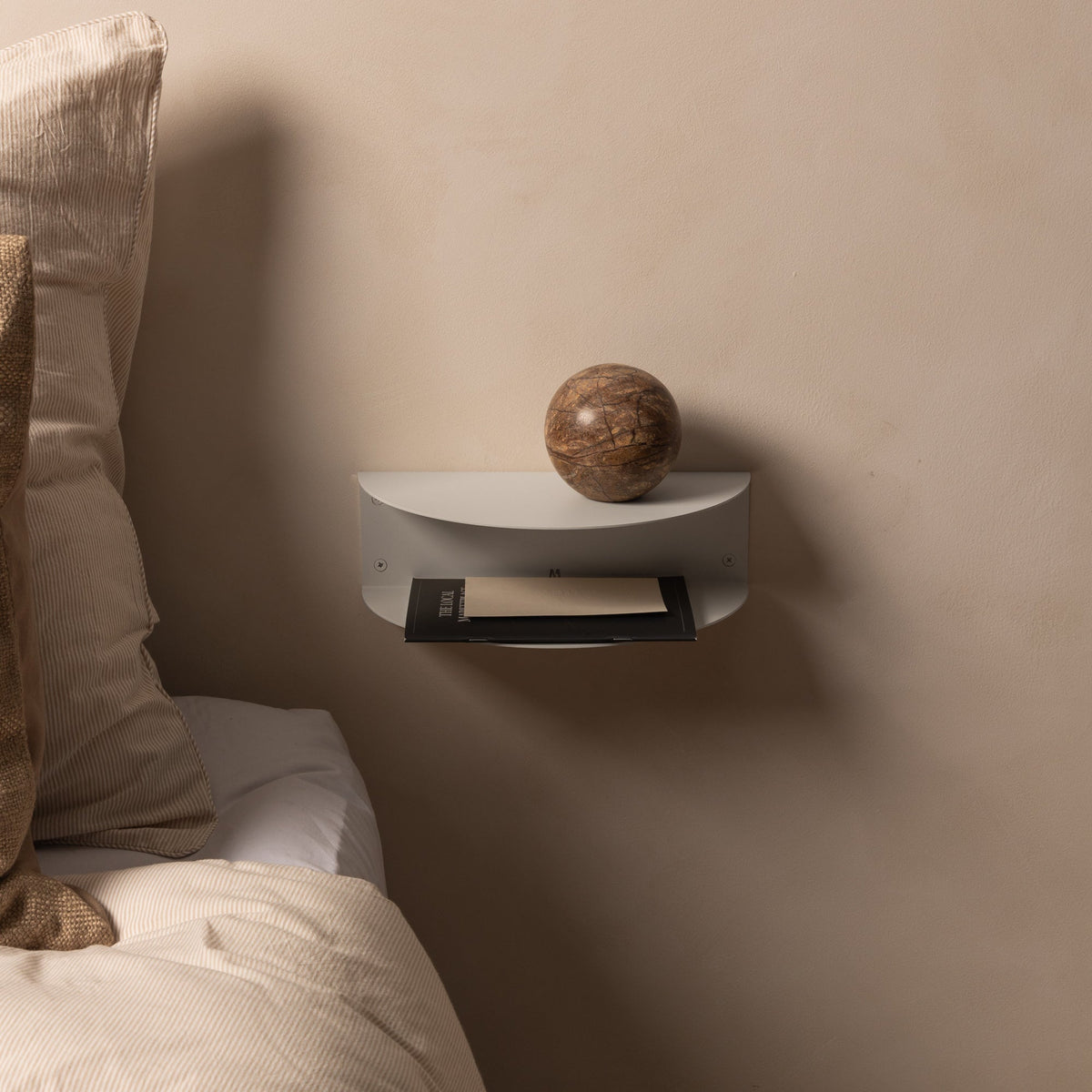 FOLD Bedside Table 300 — White