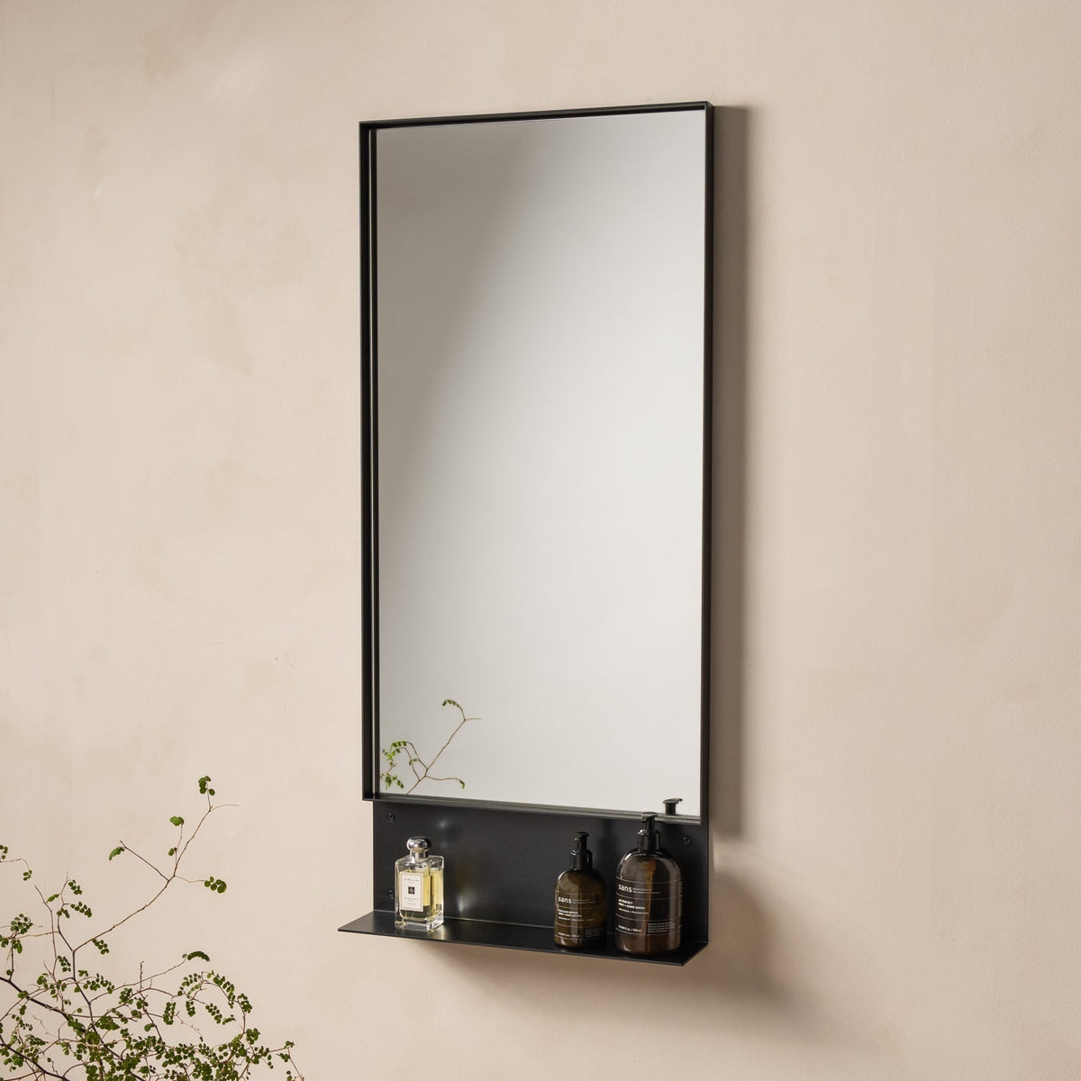 FOLD Ledge Mirror Black • Sample Sale — Default Title
