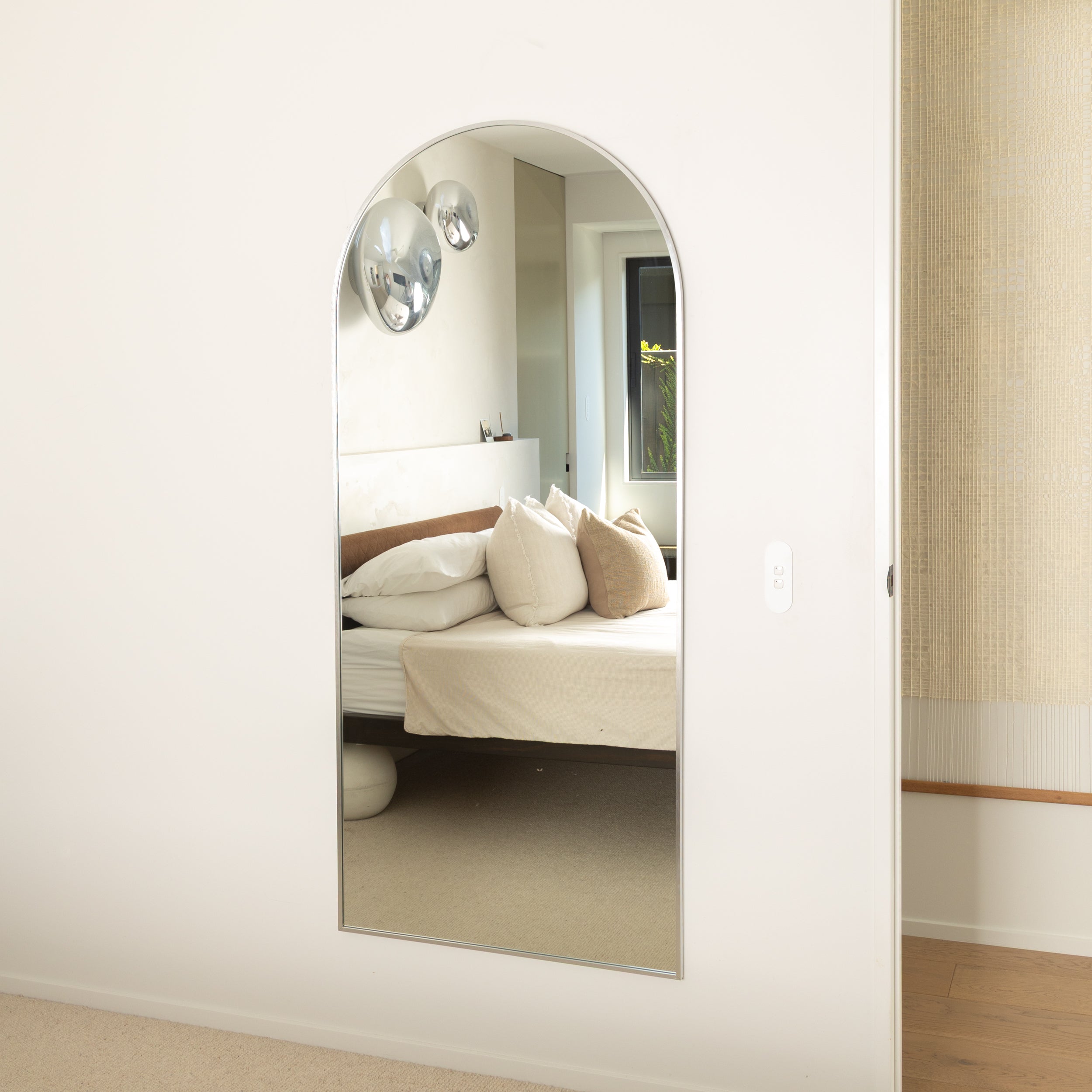 Framed Arch Full Length Mirror