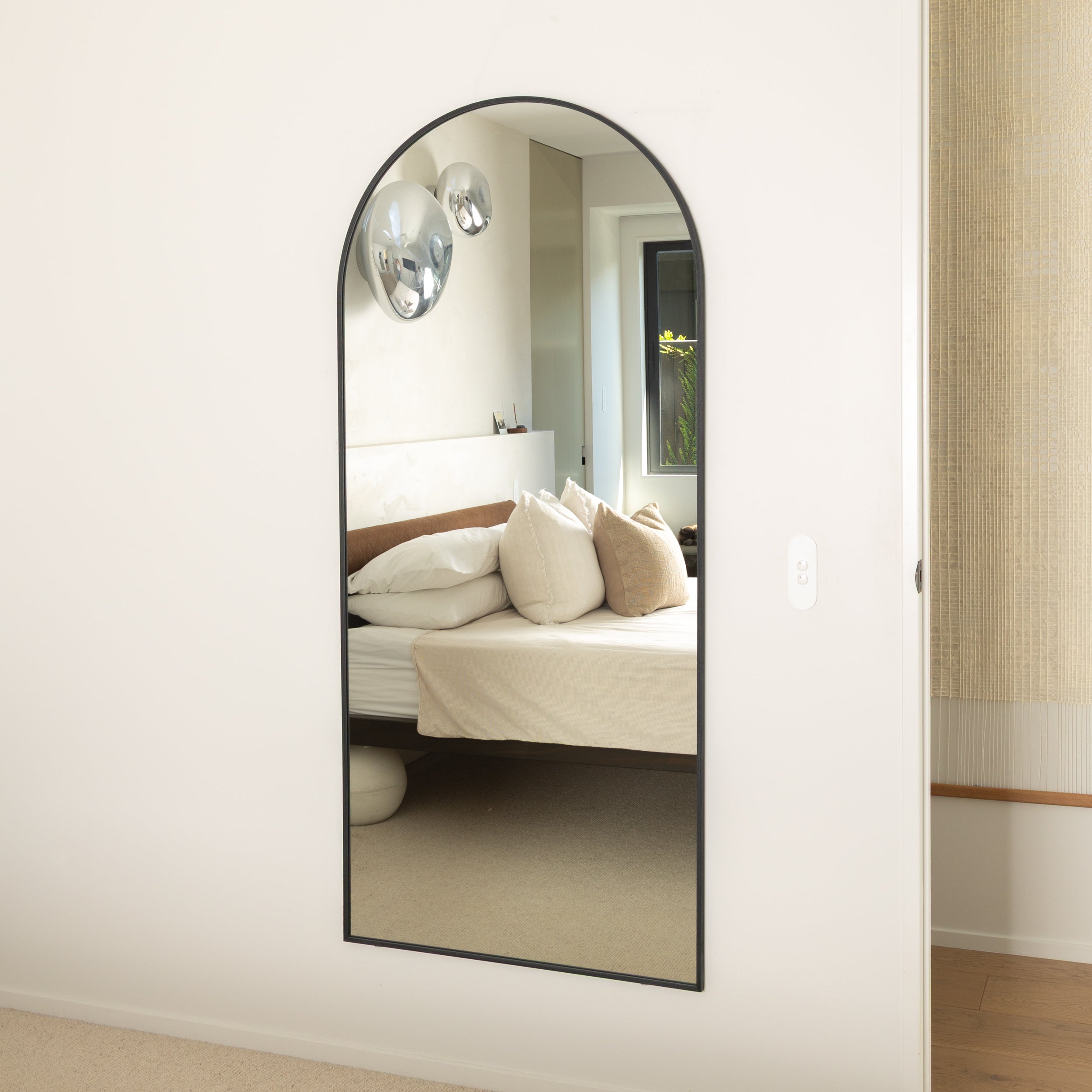 Framed Arch Full Length Mirror