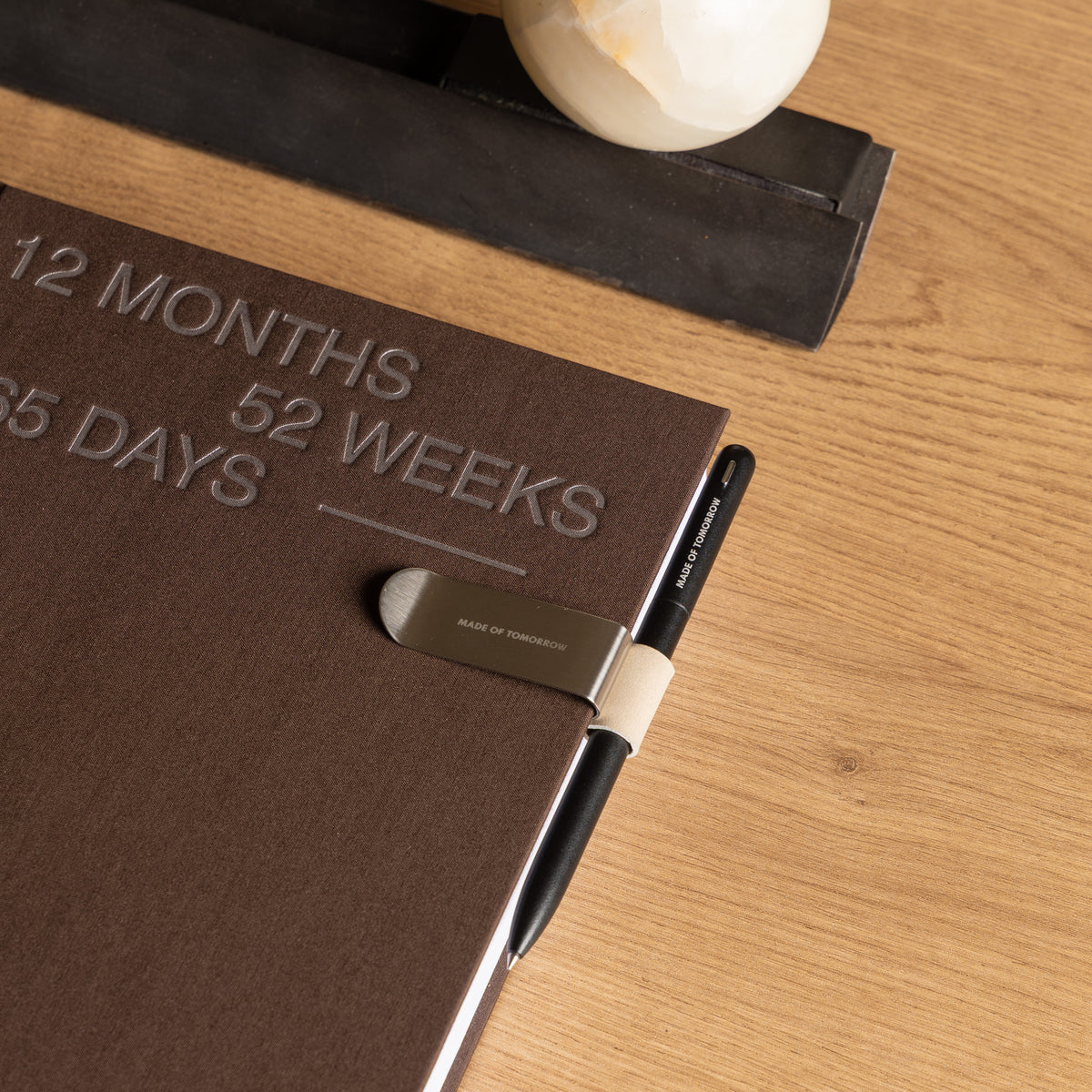 Diary Pen Clip — Oat