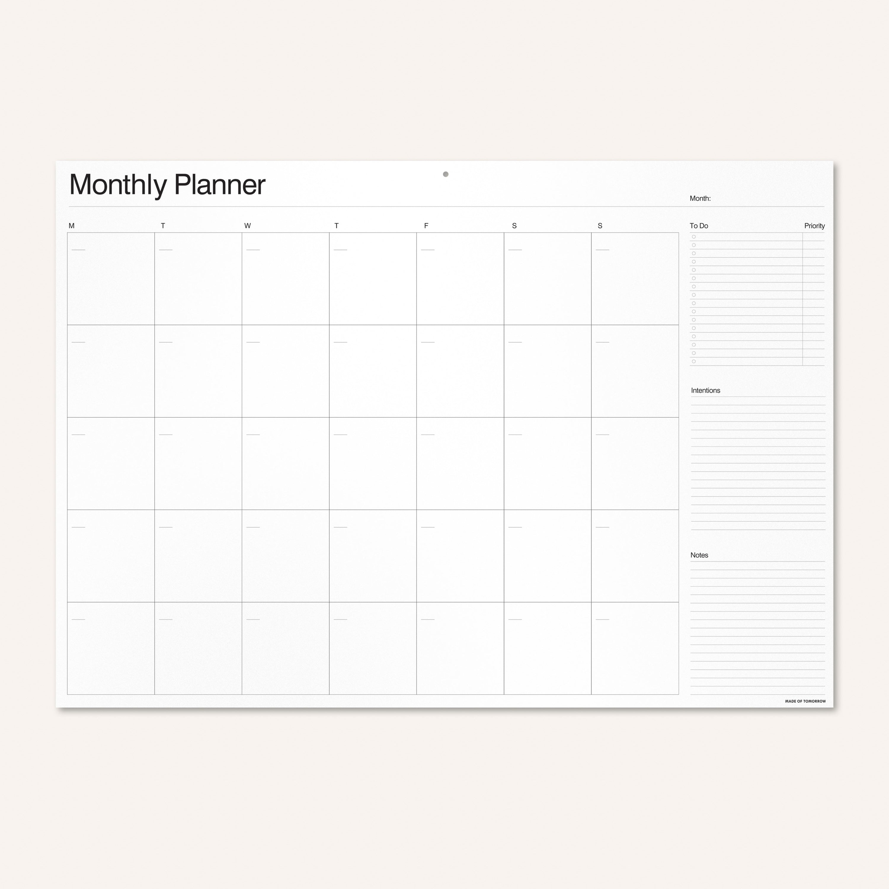 Monthly Planner