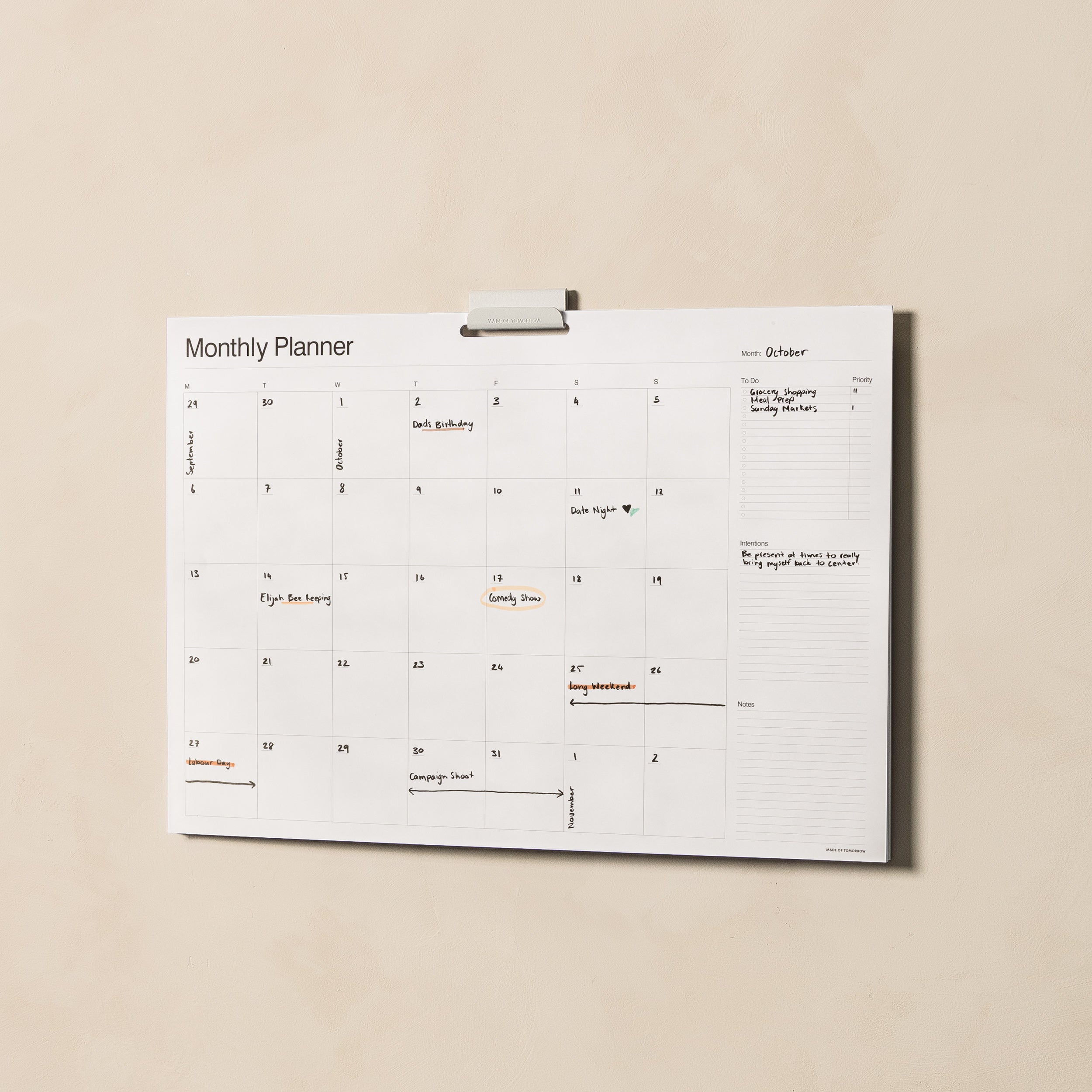 Monthly Planner