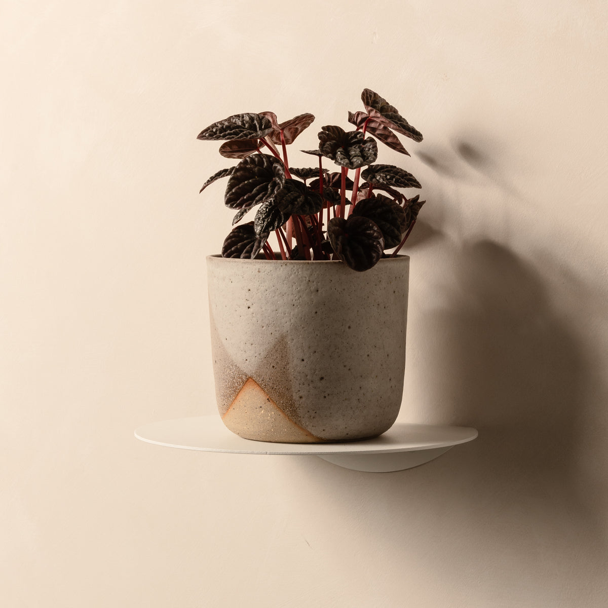 FOLD Round Shelf 250 — White