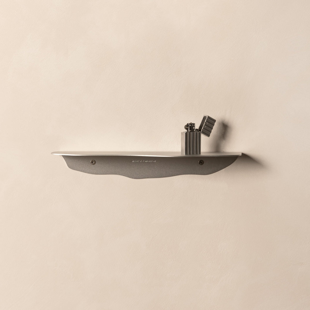 FOLD Wavy Shelf 350 — Anodised Aluminium