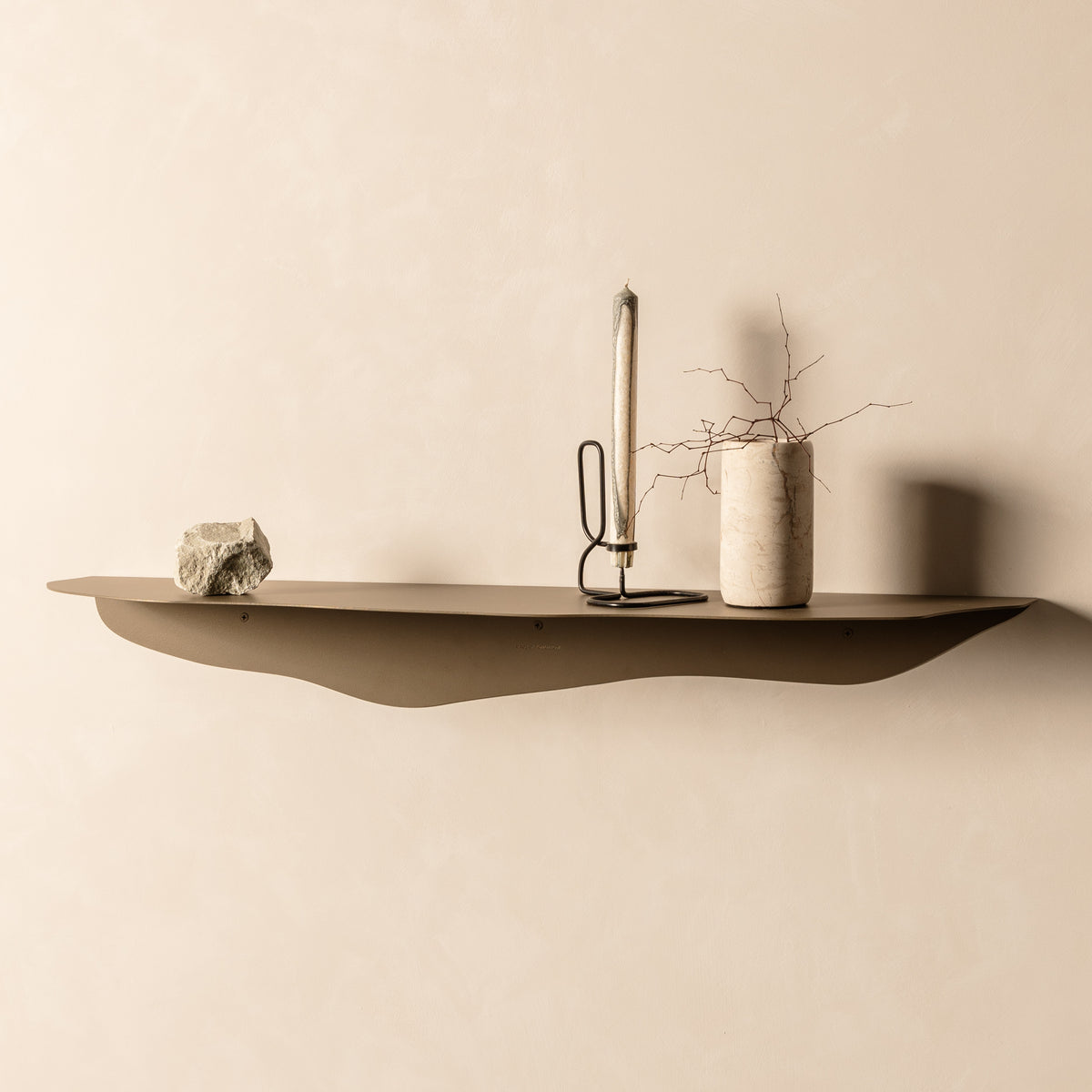 FOLD Wavy Shelf 950 Aged Brass • Sample Sale — Default Title