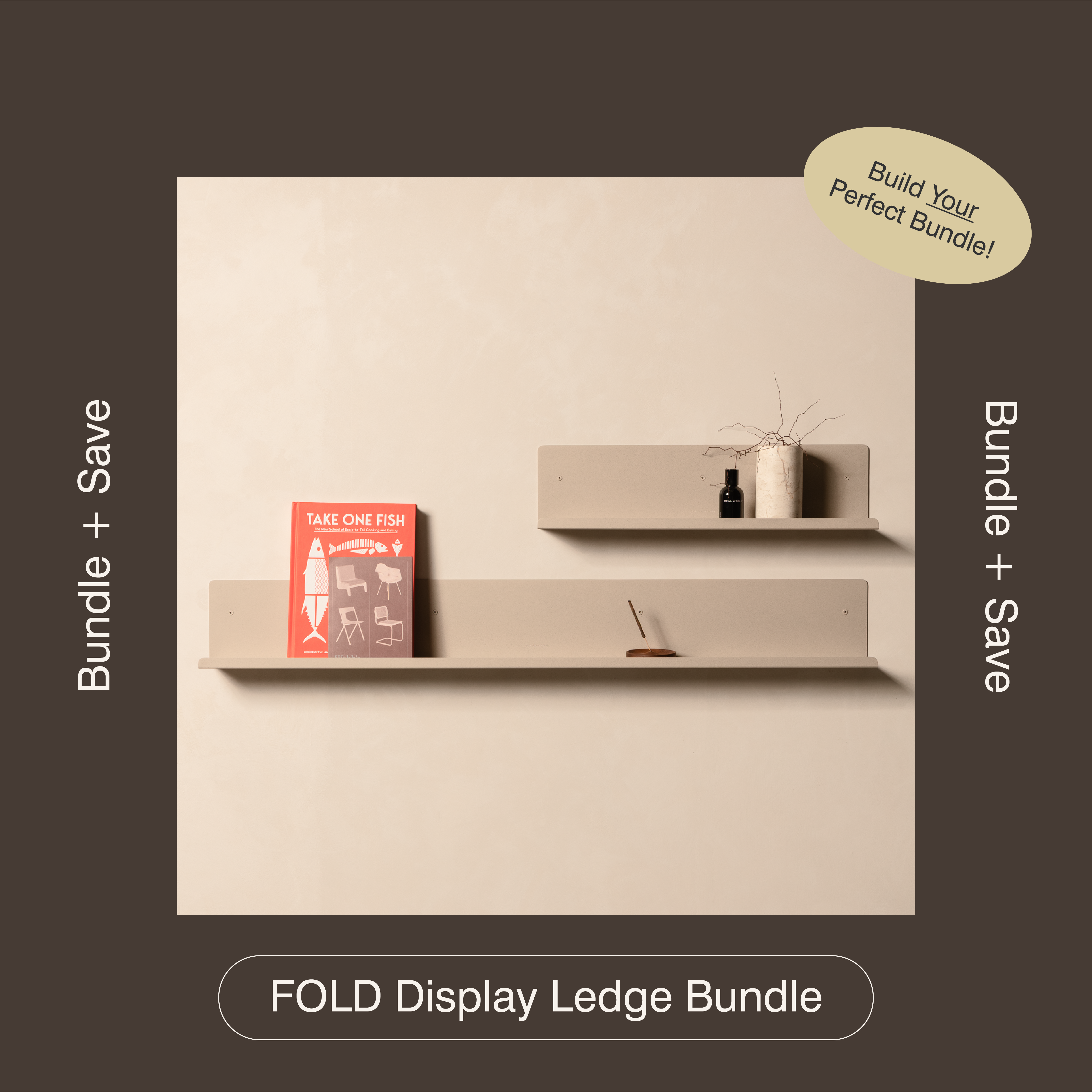 FOLD Display Ledge Bundle – Made of Tomorrow