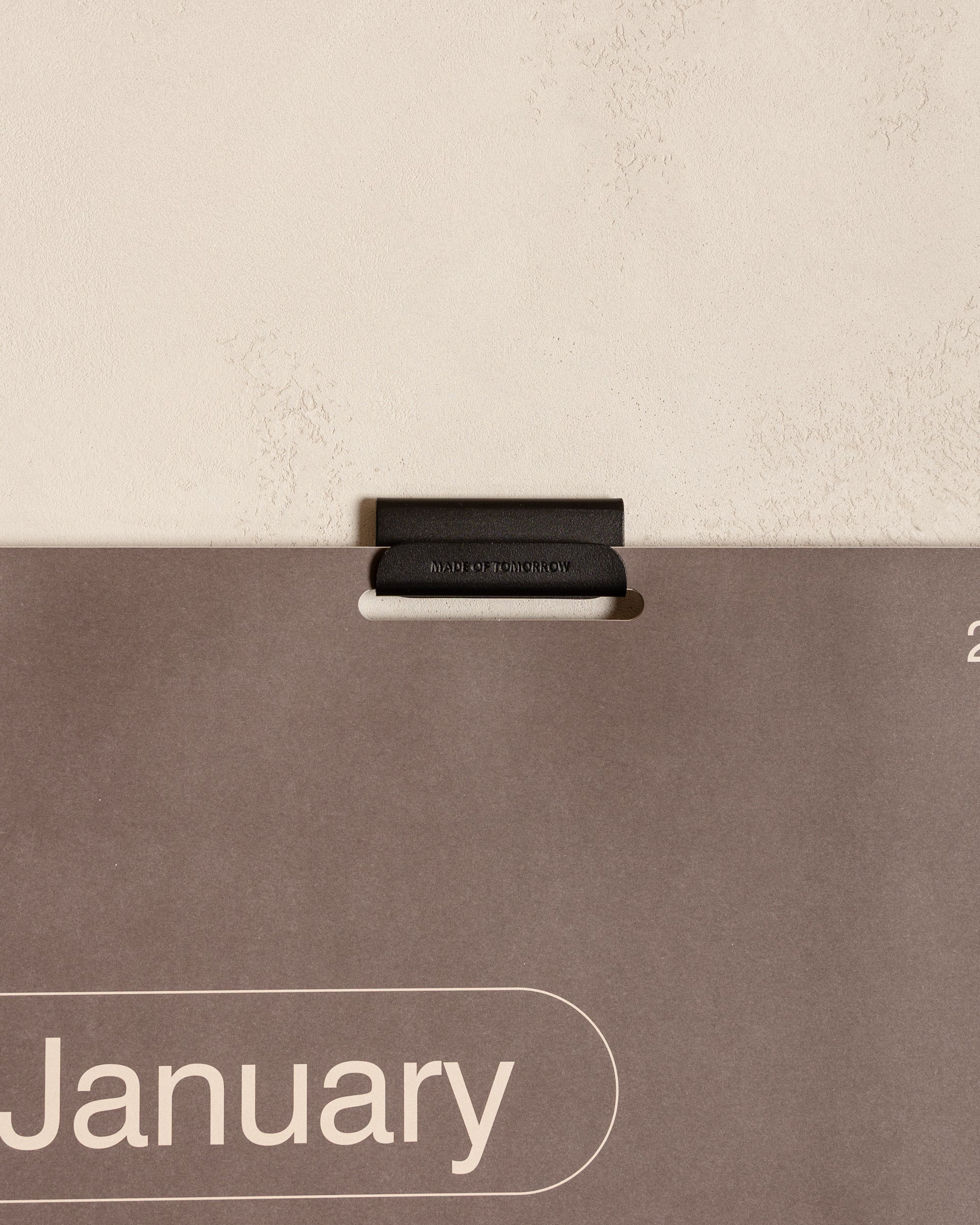 2027 Monthly Calendar with black display hook
